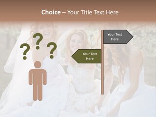 Nice Bush Bride PowerPoint Template
