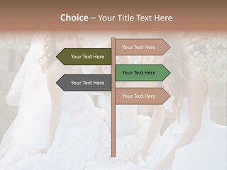 Nice Bush Bride PowerPoint Template