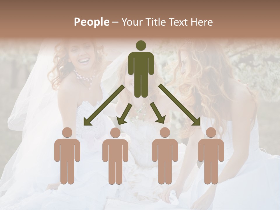 Nice Bush Bride PowerPoint Template
