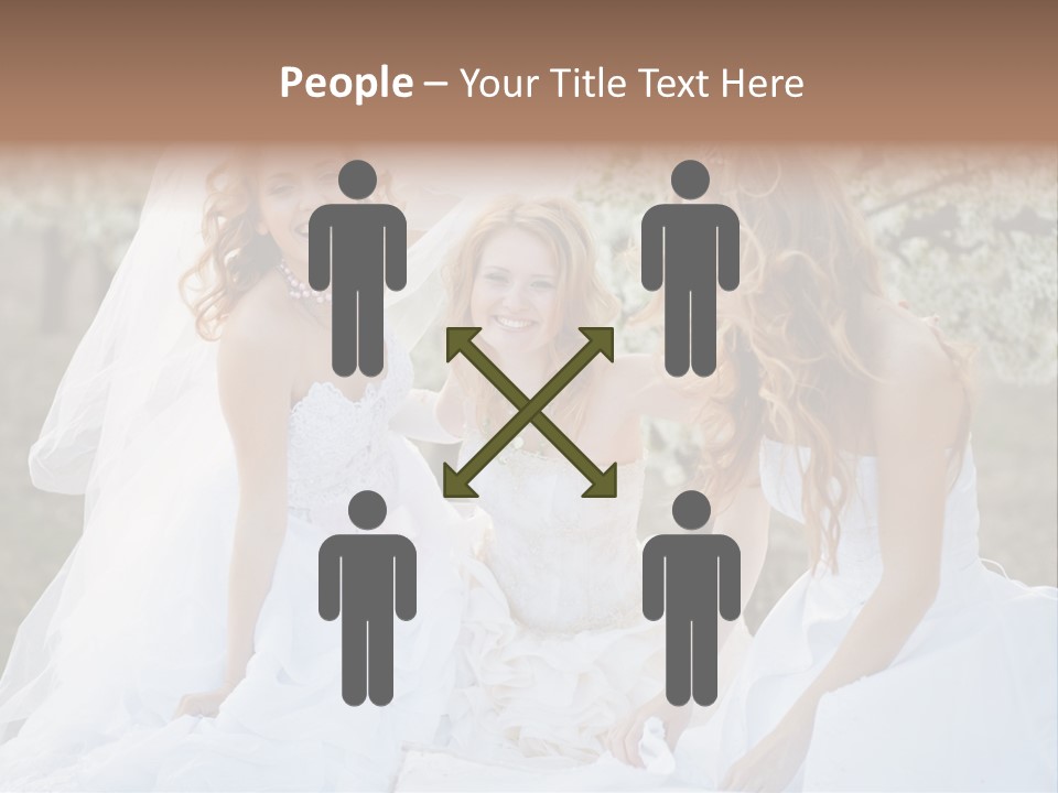 Nice Bush Bride PowerPoint Template