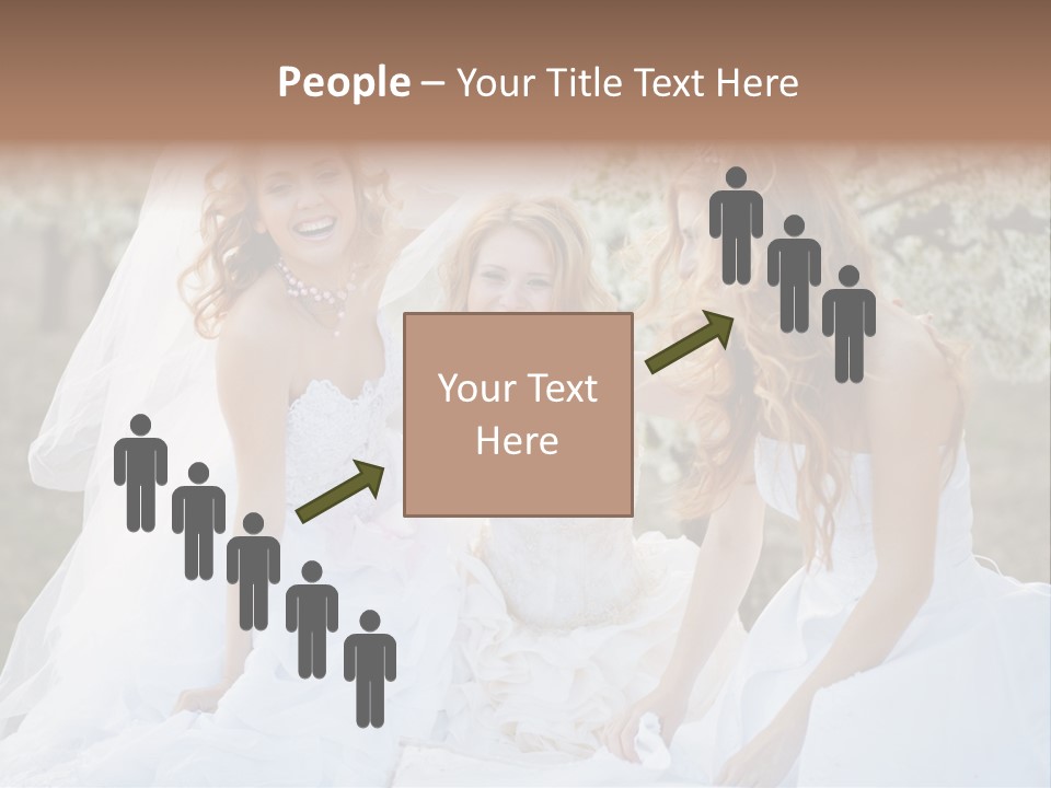 Nice Bush Bride PowerPoint Template