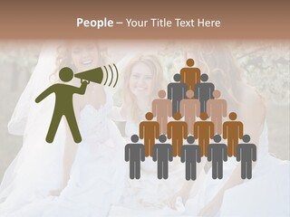 Nice Bush Bride PowerPoint Template
