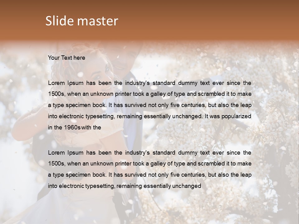 Togetherness Flower Nature PowerPoint Template