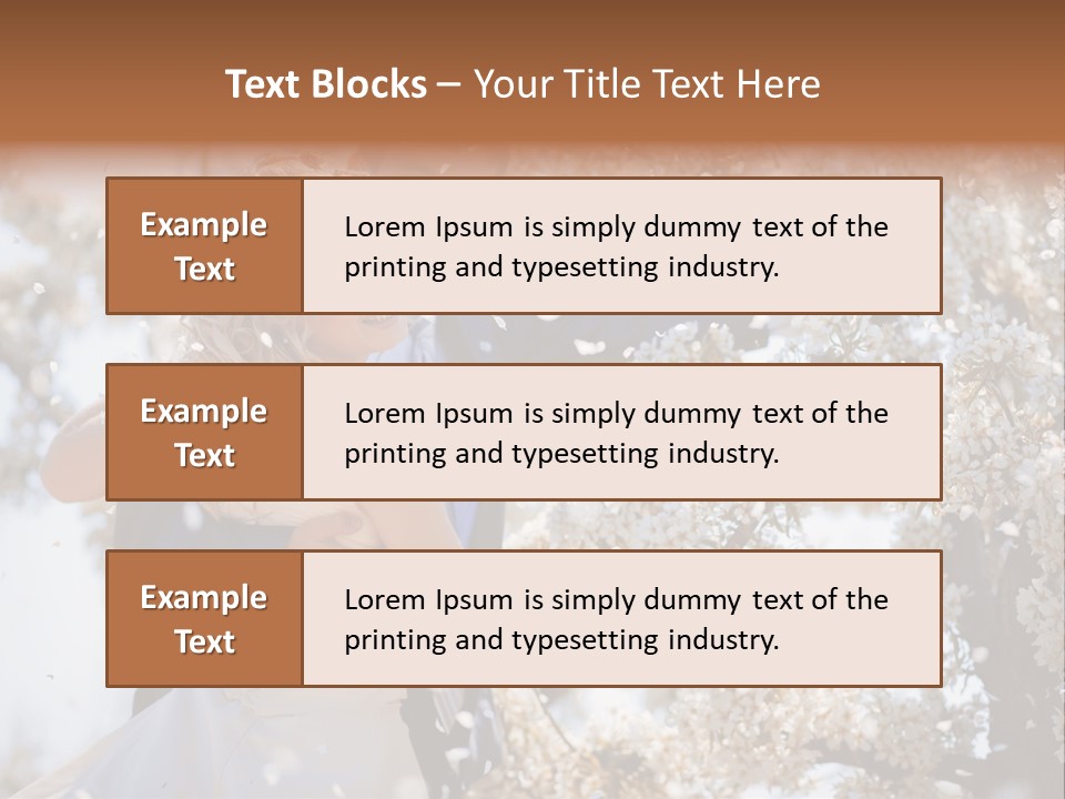 Togetherness Flower Nature PowerPoint Template