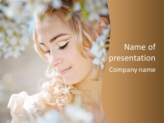 Bridal Woman Marriage PowerPoint Template