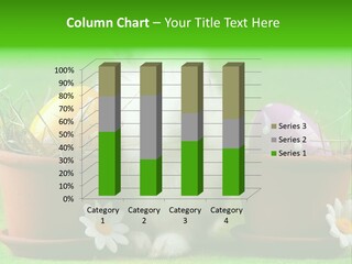 Hopping Grass Daisies PowerPoint Template