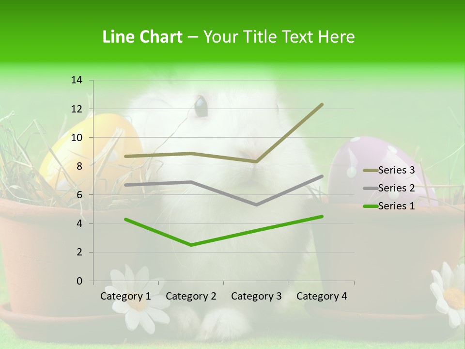Hopping Grass Daisies PowerPoint Template