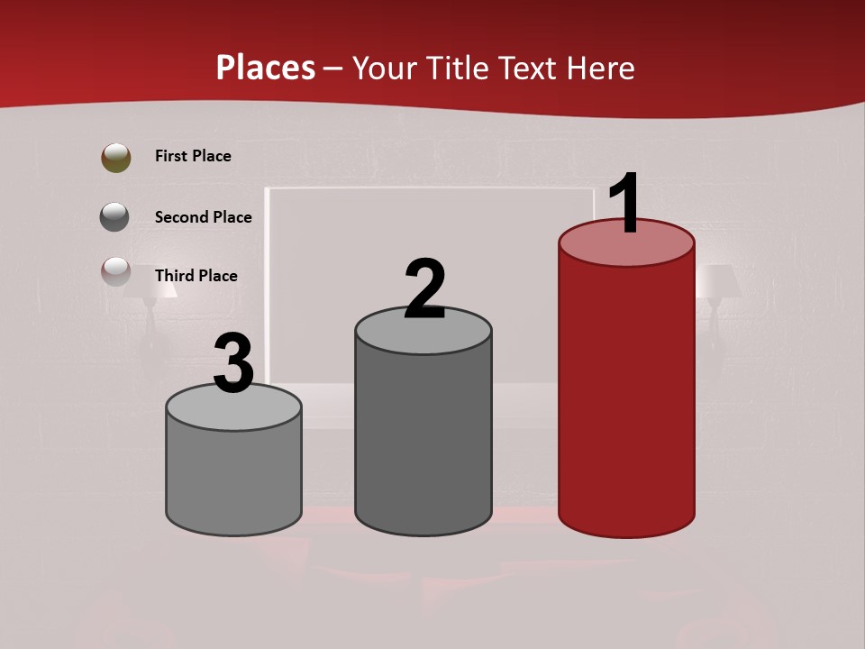 Wall Modern Lcd PowerPoint Template