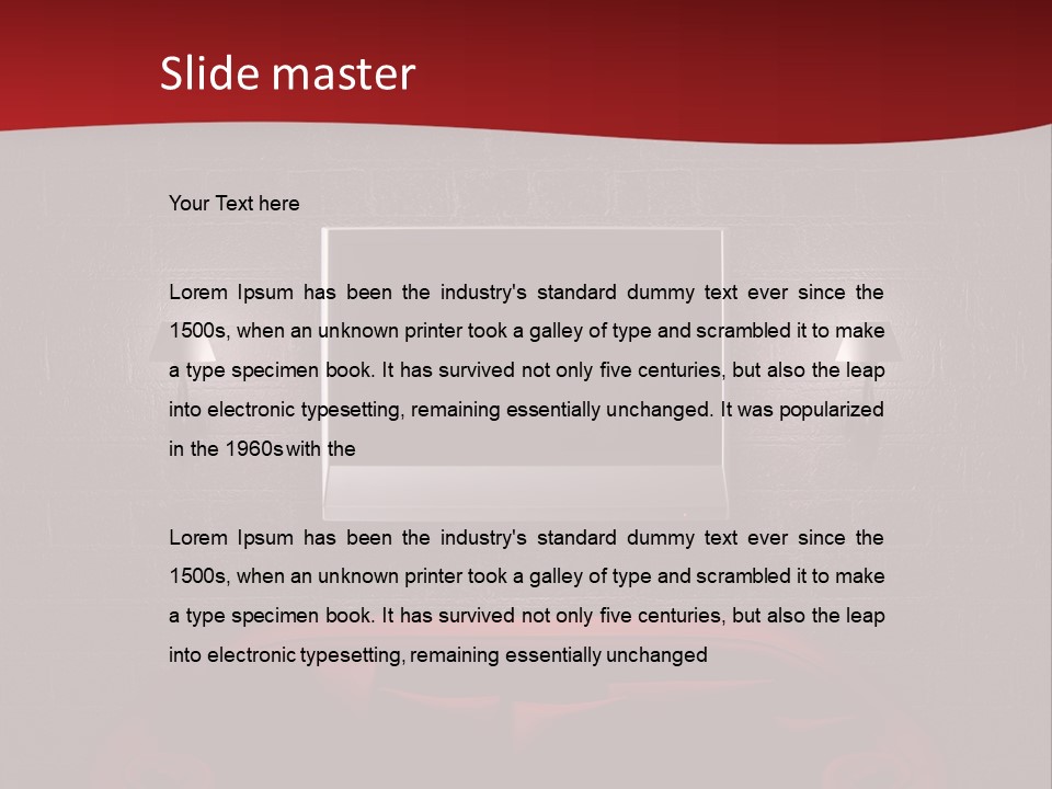 Wall Modern Lcd PowerPoint Template