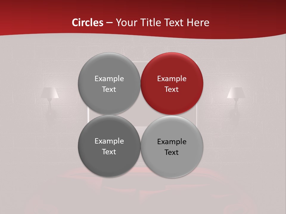 Wall Modern Lcd PowerPoint Template