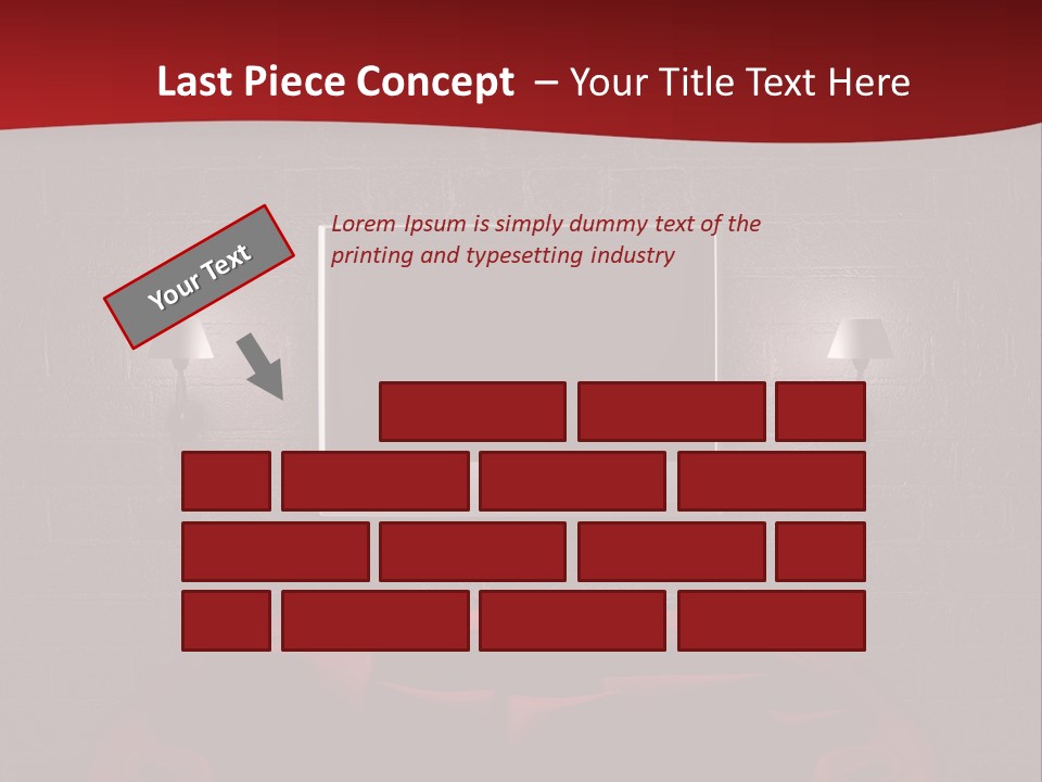 Wall Modern Lcd PowerPoint Template