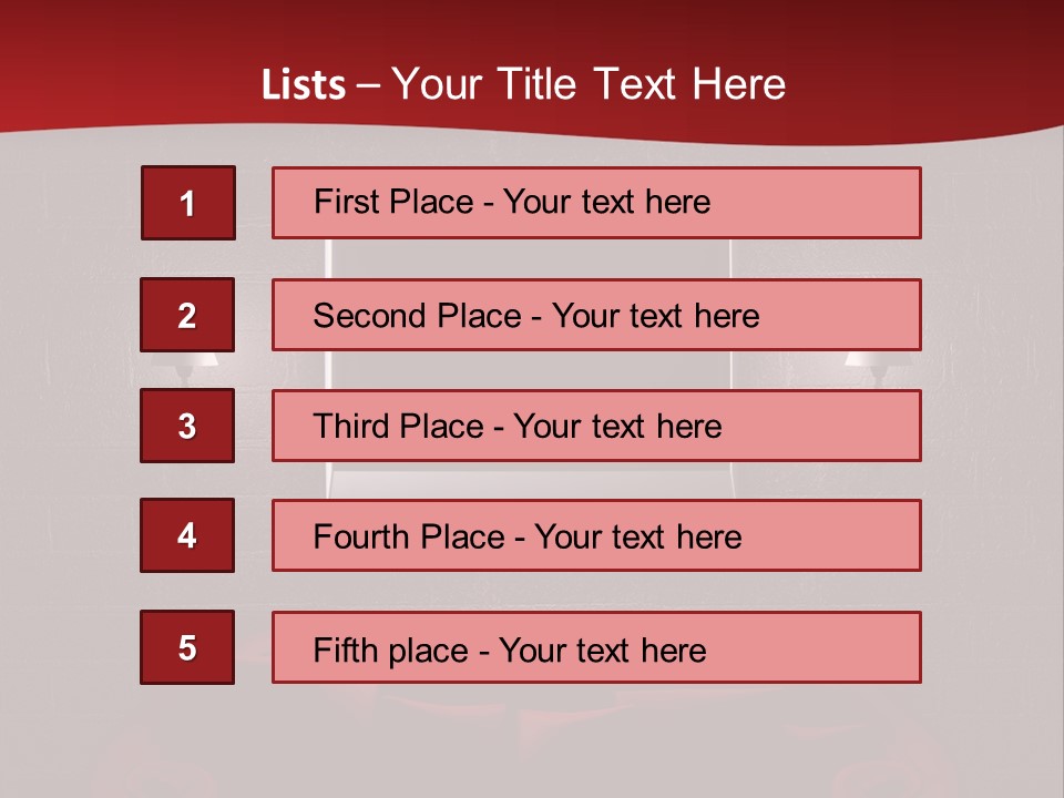 Wall Modern Lcd PowerPoint Template