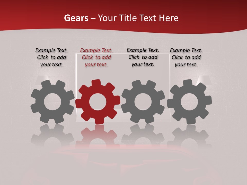 Wall Modern Lcd PowerPoint Template