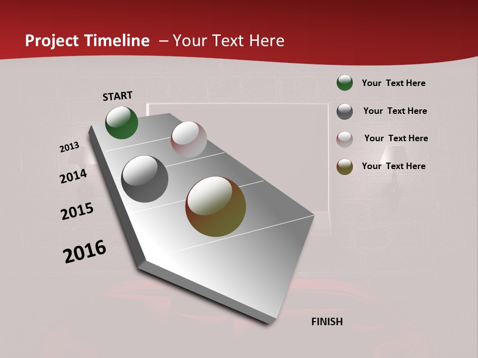 Wall Modern Lcd PowerPoint Template