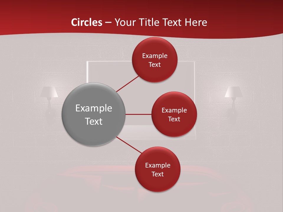 Wall Modern Lcd PowerPoint Template