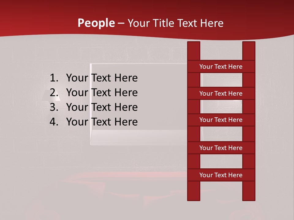 Wall Modern Lcd PowerPoint Template
