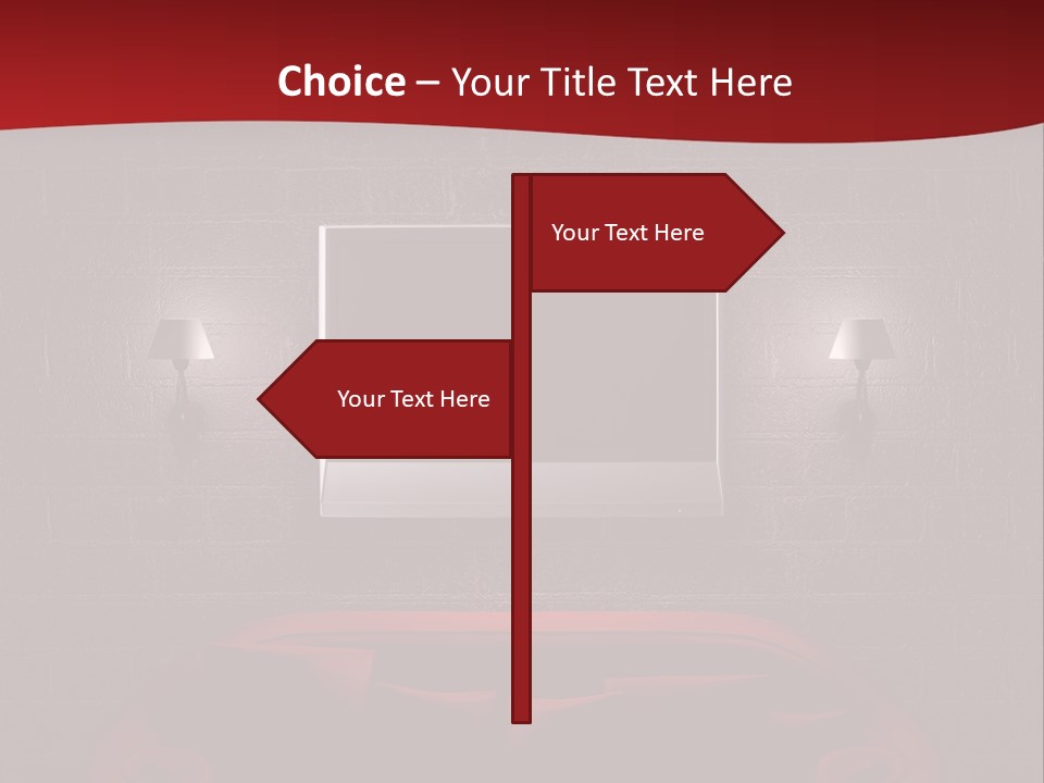 Wall Modern Lcd PowerPoint Template