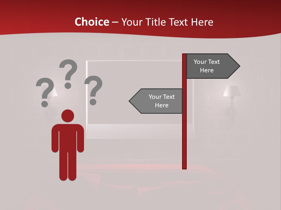 Wall Modern Lcd PowerPoint Template