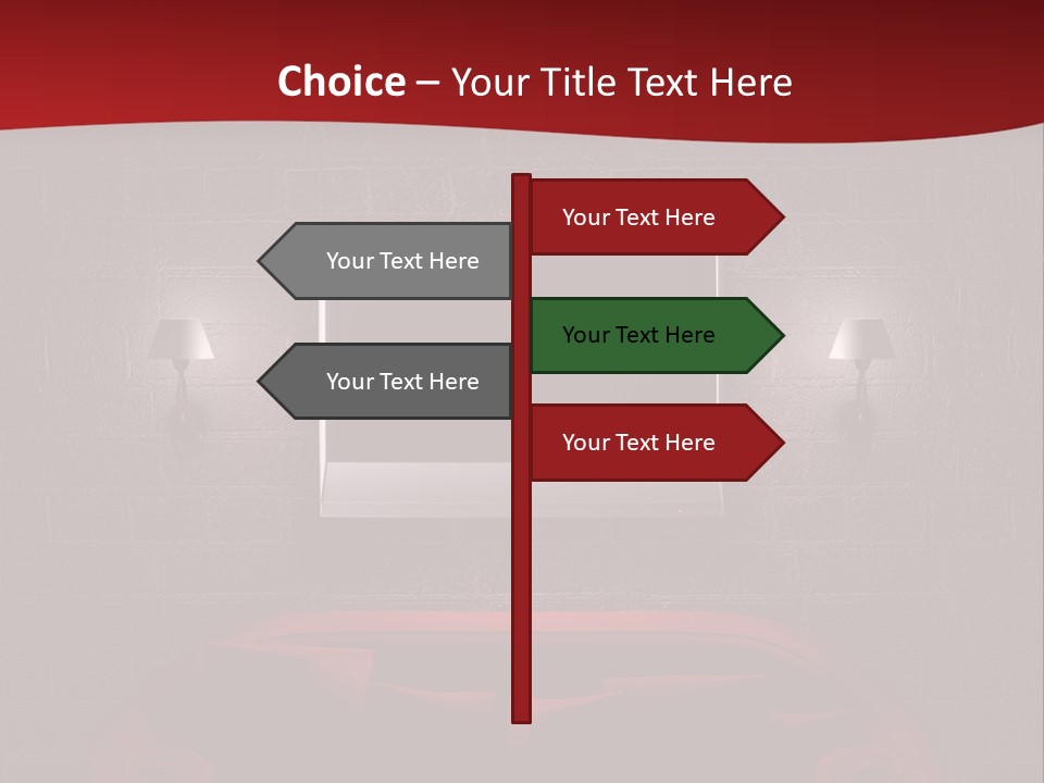 Wall Modern Lcd PowerPoint Template
