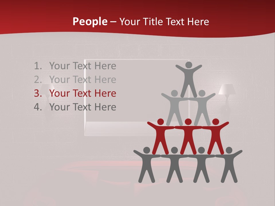 Wall Modern Lcd PowerPoint Template