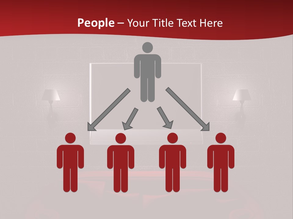 Wall Modern Lcd PowerPoint Template