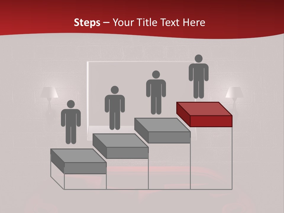 Wall Modern Lcd PowerPoint Template