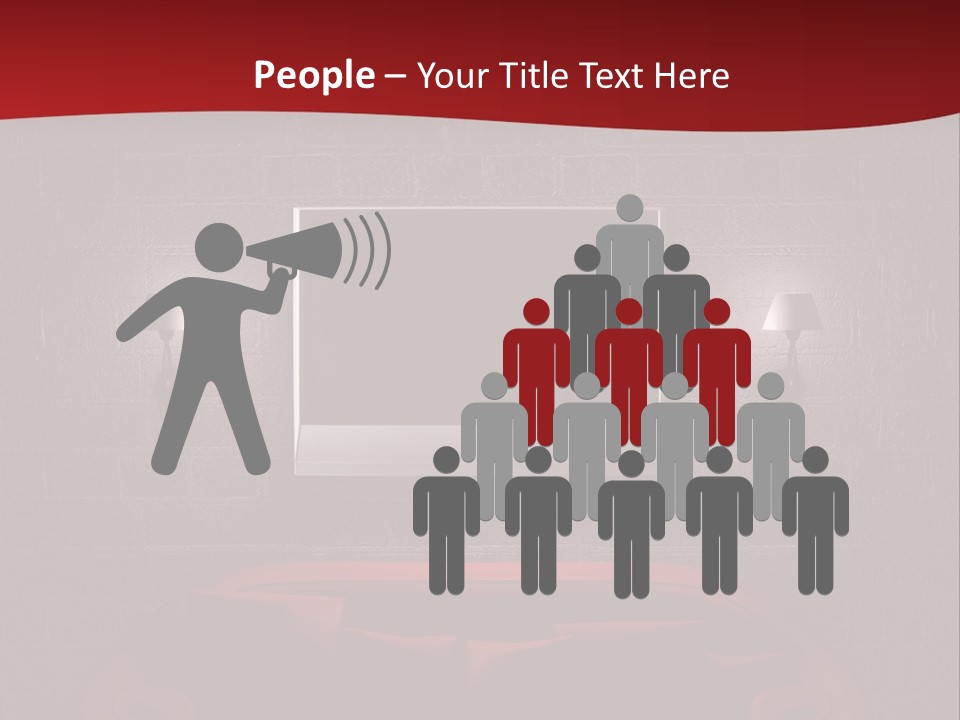 Wall Modern Lcd PowerPoint Template