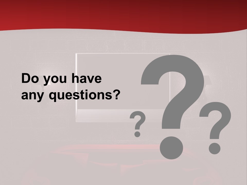 Wall Modern Lcd PowerPoint Template