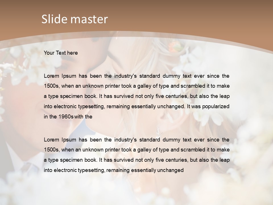 Happy Springtime Groom PowerPoint Template