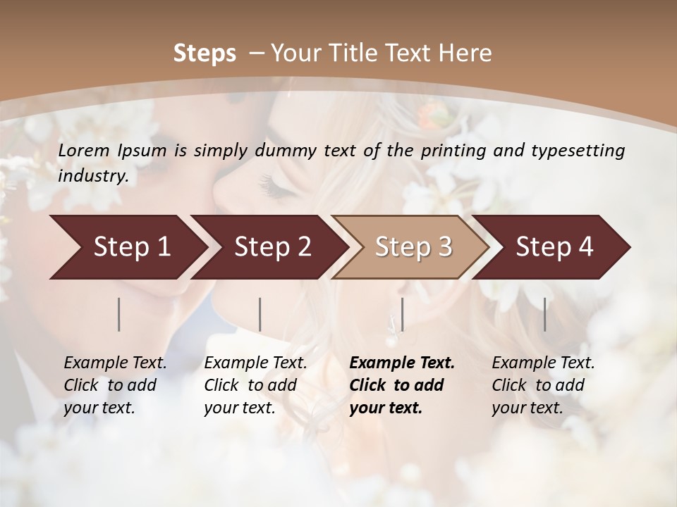 Happy Springtime Groom PowerPoint Template