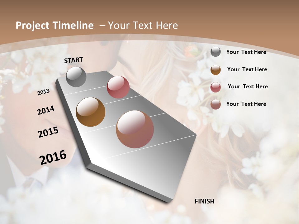 Happy Springtime Groom PowerPoint Template