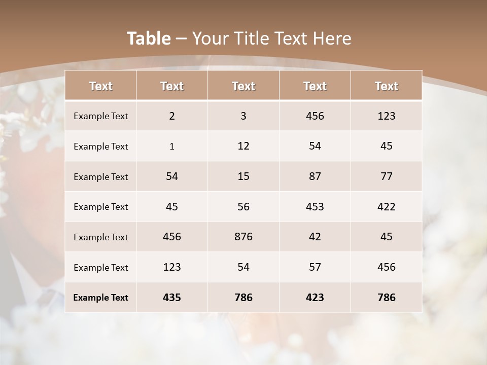 Happy Springtime Groom PowerPoint Template