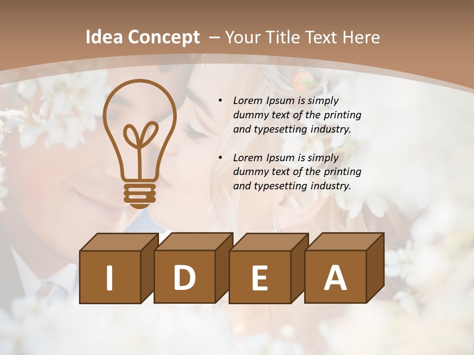 Happy Springtime Groom PowerPoint Template