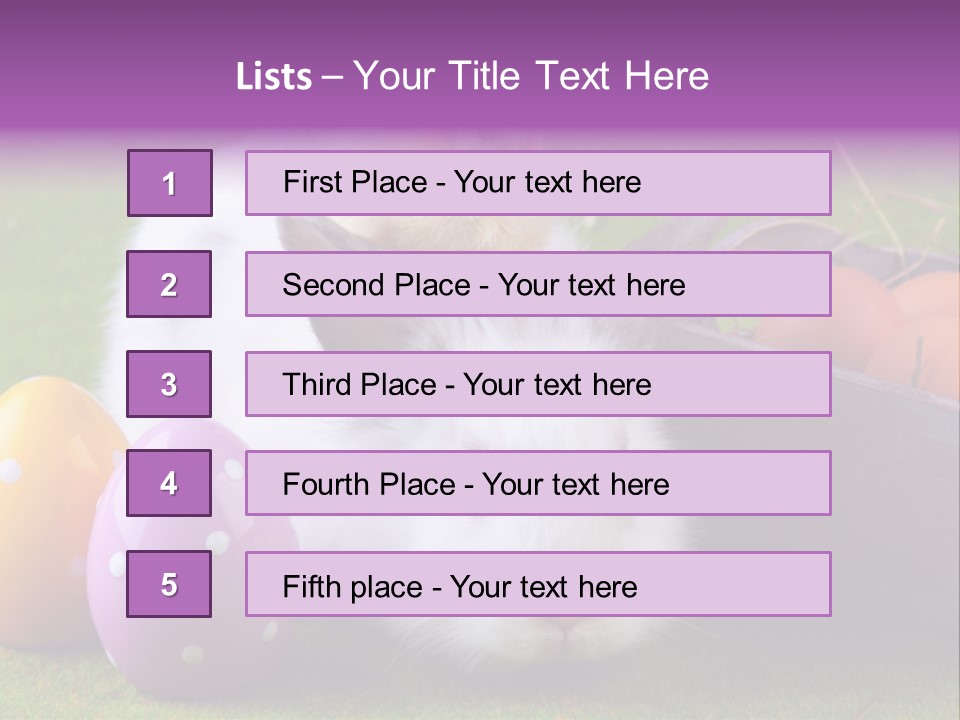 Concept Grass Easter PowerPoint Template