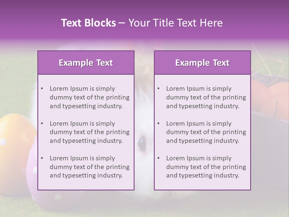 Concept Grass Easter PowerPoint Template
