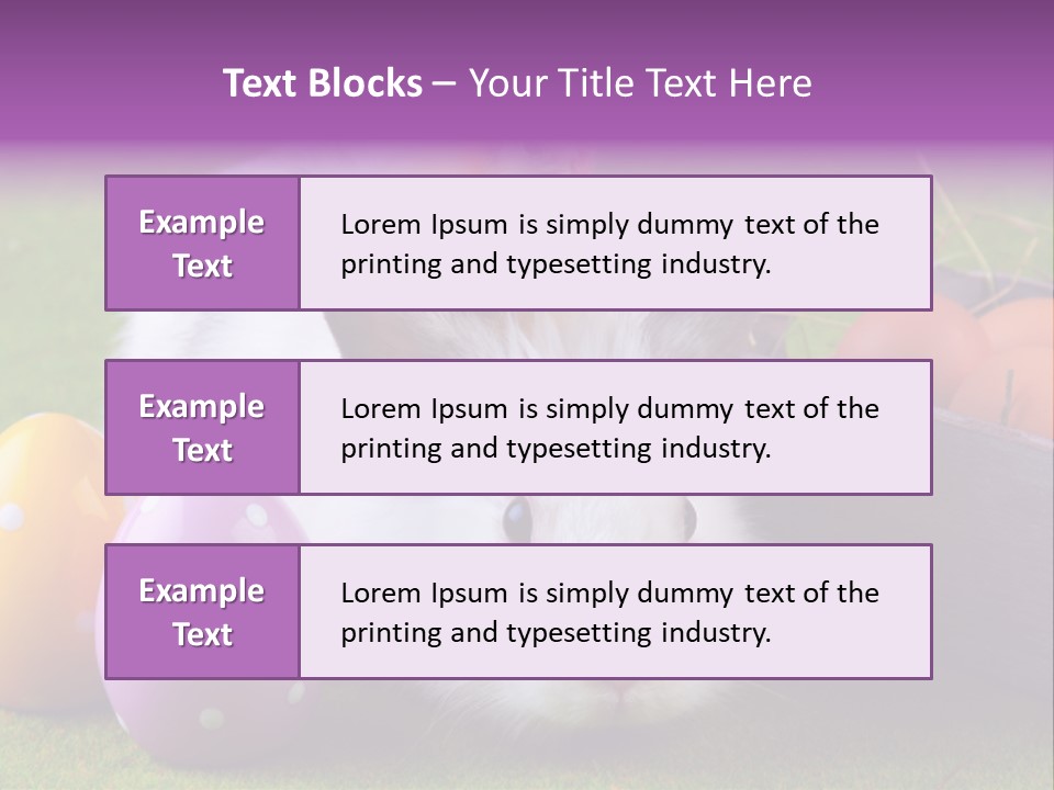 Concept Grass Easter PowerPoint Template