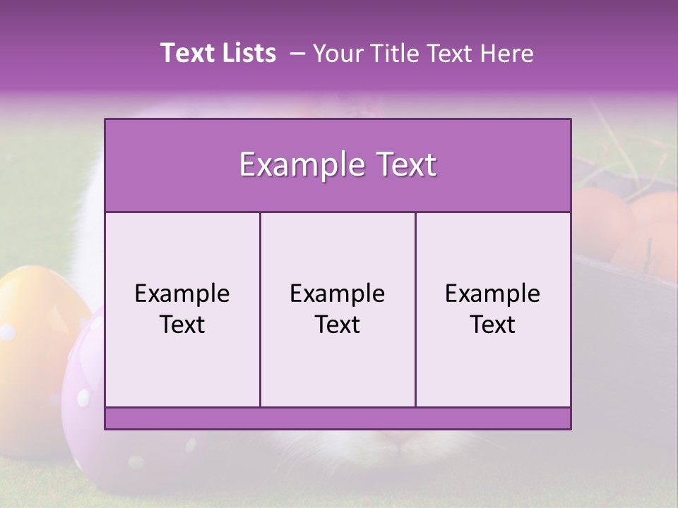 Concept Grass Easter PowerPoint Template