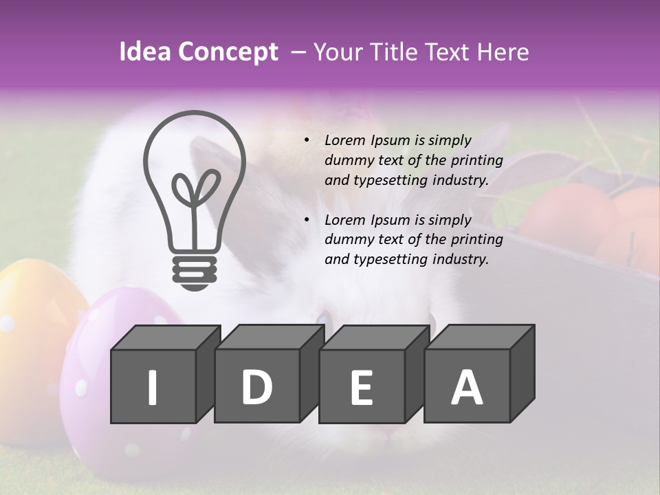 Concept Grass Easter PowerPoint Template