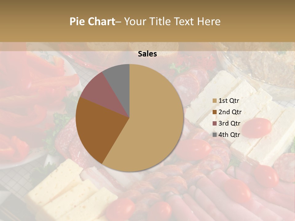 Gourmet Salami Feta PowerPoint Template