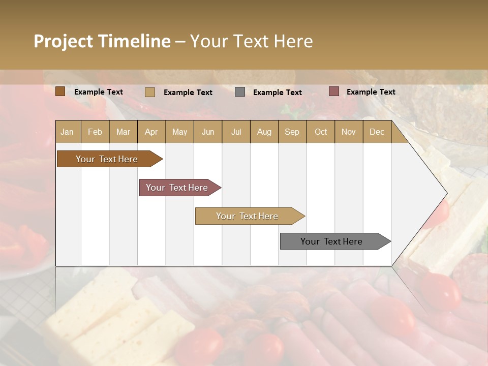 Gourmet Salami Feta PowerPoint Template
