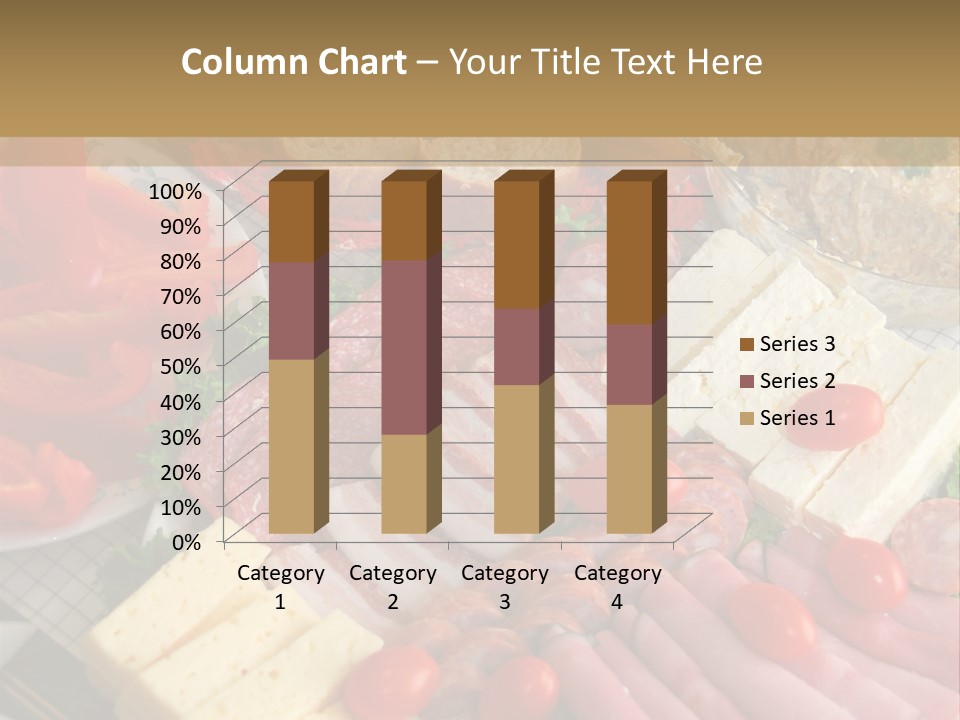 Gourmet Salami Feta PowerPoint Template
