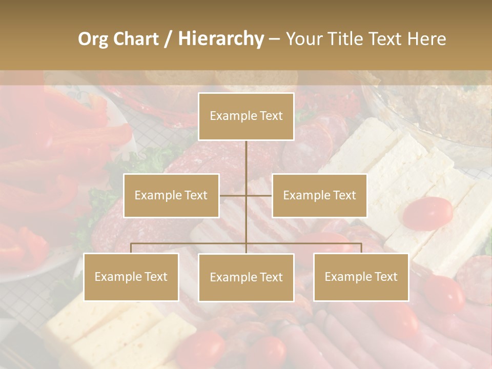 Gourmet Salami Feta PowerPoint Template