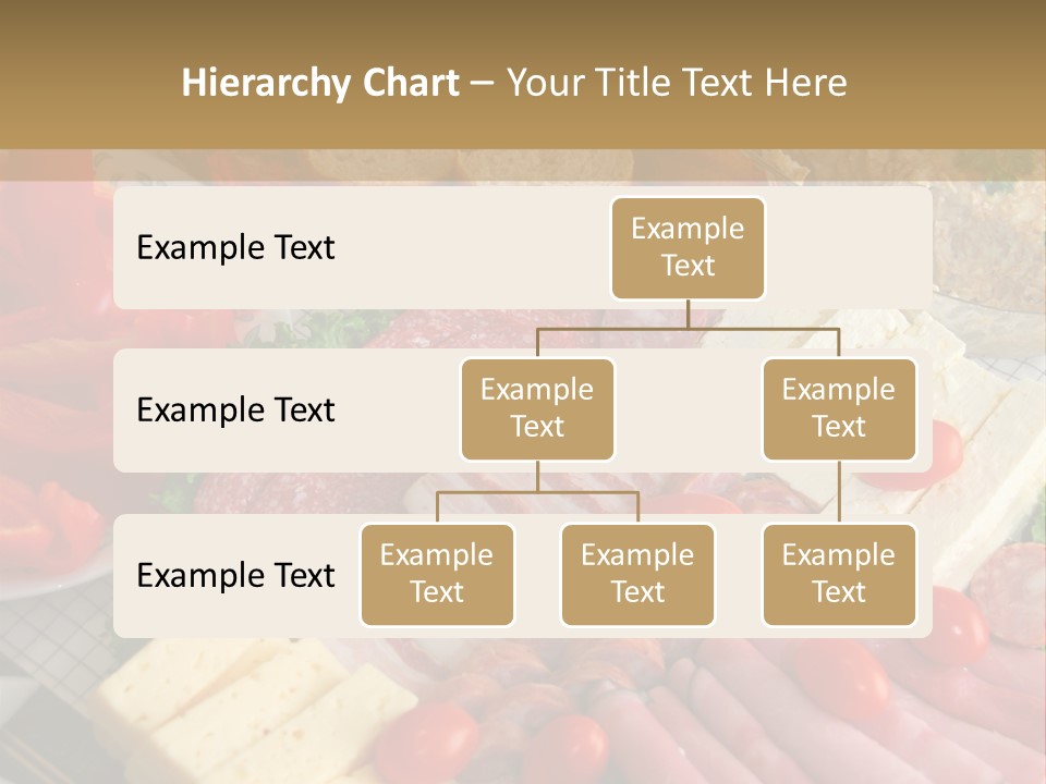 Gourmet Salami Feta PowerPoint Template