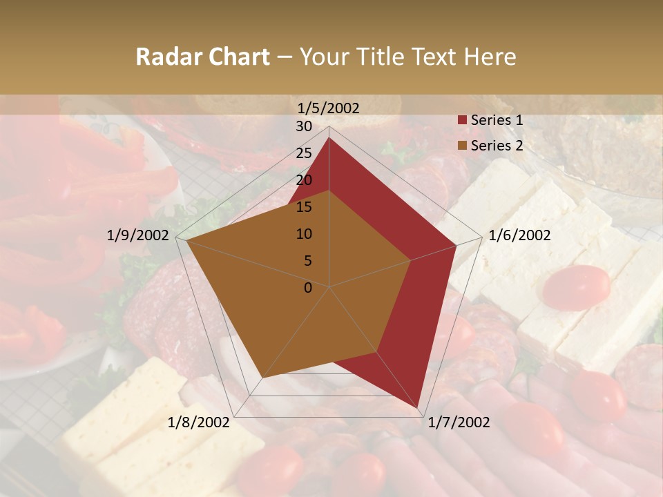 Gourmet Salami Feta PowerPoint Template