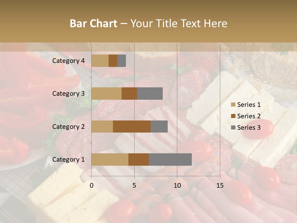 Gourmet Salami Feta PowerPoint Template