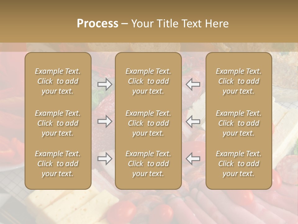 Gourmet Salami Feta PowerPoint Template