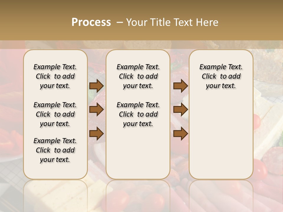 Gourmet Salami Feta PowerPoint Template