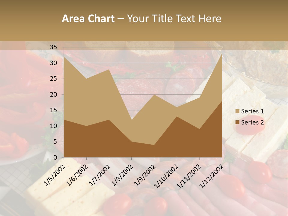 Gourmet Salami Feta PowerPoint Template