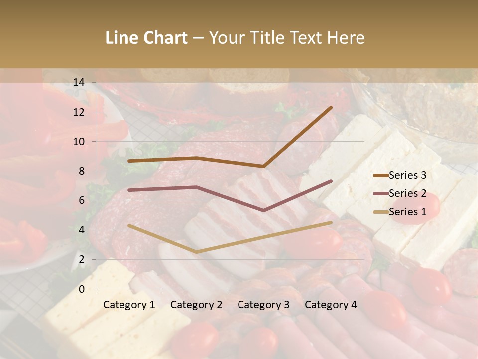 Gourmet Salami Feta PowerPoint Template
