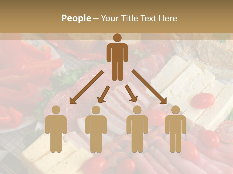 Gourmet Salami Feta PowerPoint Template